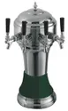 Perlick 4056GR3BPC Roma Draft Beer Dispensing Tower, 3 Faucets 1 image