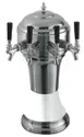 Perlick 4056WH5BPC Roma Draft Beer Dispensing Tower, 5 Faucets 1 image