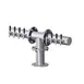 Perlick 4061-12 TEE Shaped Brew-Pipe Draft Beer Dispensing Tower, 12 Faucets 1 image