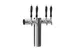 Perlick 4073-6PO-SS Avenue T-Pipe Draft Beer Dispensing Tower, 6 Faucets 1 image