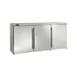 Perlick BBR72 Refrigerated Back Bar Cabinet w/ 23.9 Cu Ft Capacity, 3 Solid Doors, Remote 1 image