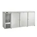 Perlick DDS84 84" Draft Beer Cooler, 4 Half-Barrel, 73" Stainless, 1/4 HP R290, 33-40°F, Auto Defrost 1 image