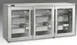 Perlick PTR7272" Three Section Pass-Thru Back Bar Cabinet w/ 25.7 Cu Ft, 6 Hinged Doors, 72" W 1 image
