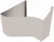 Perlick SRC-CL Tobin Ellis Curved Speed Rail, 19" Width, Stainless, Keyhole, TSC Ice Chest Left End 1 image