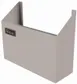 Perlick SRC-S42 Speed Rail, Single, 42" Width, Stainless Steel, Keyhole Mounting, 40-59" Width Range 1 image