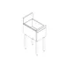 Perlick TS12U 12" Underbar Bottle Storage Bin w/ Open Chest, Insulated, Stainless Steel 1 image