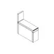 Perlick TS6FA Underbar Add-On Unit TS Series Filler Section w/ Flat Top, 6" 1 image