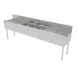 Perlick TS96M3-DB 96" Underbar Sink Units, 3 Compartment with 2 Drainboards 1 image