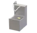 Perlick TSC12IBW-MH 12" Underbar Bottle Storage Bin w/ Insulated, Holds (5) 3-3/4" Dia Bottles 1 image