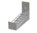 Perlick TSCE12SSR Liquor Rack, 12" Width, Holds 18 3‑3/4" Bottles, Stainless Steel, Adjustable Feet 1 image