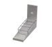 Perlick TSCE8SSR-BP Slanted Liquor Rack, 8" Width, Holds 8 3-3/4" Bottles, Steel, Blender, Adj Feet 1 image