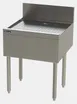 Perlick TSF15DB Tsf Series Underbar Drainboard, 15"W X 24"D, Embossed Top 1 image