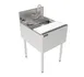 Perlick TSF20PS-SBRT Underbar Sink Units, 1 Compartment w/Glass Rinser & Cutting Board - Left  1 image