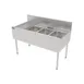 Perlick TSF48M3-DBL 48" Underbar Sink Units, 3 Compartment with Left Drainboard 1 image