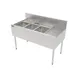 Perlick TSF48M3-DBR 48" Underbar Sink Units, 3 Compartment with 2 Drainboards 1 image