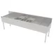 Perlick TSF96M3-DB 96" Underbar Sink Units, 3 Compartment with 2 Drainboards 1 image