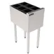 Perlick TSS12U2 12" Underbar Bottle Storage Bin w/ 6 Bottle Wells, Insulated, Island Type 1 image