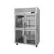 Turbo Air PRO-50-4H-G 2-Section Heated Holding Cabinet, 47.7 cu ft, 4 Glass Half Doors, 6 Shelves, Stainless Steel 1 image
