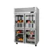 Turbo Air PRO-50-4R-G-N 51" 2-Section Reach-In Refrigerator w/ 4 Glass Half Doors, Top Mount, Stainless Steel, 47 cu. ft. 1 image