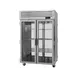 Turbo Air PRO-50H-G-PT 2-Section Heated Holding Cabinet, 48.7 cu ft, 4 Glass Doors with Locks, Stainless Steel 1 image