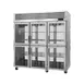 Turbo Air PRO-77-6H-G-PT 3-Section "Pass-Thru" Heated Holding Cabinet, 12 Glass Doors, 78.1 cu ft, Stainless Steel 1 image