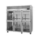 Turbo Air PRO-77-6H-G 3-Section Reach-In Heated Holding Cabinet, 73.9 cu ft, Stainless Steel, 6 Glass Half Doors, 9 Shelves 1 image