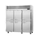 Turbo Air PRO-77-6H 3-Section Reach-In Heated Holding Cabinet, 73.9 cu ft, Stainless Steel, 6 Solid Half Doors, 3000W 208/115V 1 image