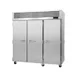Turbo Air PRO-77H-PT 3-Section Heated Holding Cabinet, 78 cu ft, 3-Door Solid Doors, Stainless Steel Finish, 3000W 1 image