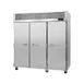 Turbo Air PRO-77H 3-Section Heated Holding Cabinet, 73.9 cu ft, 3-Solid Door, Stainless Steel Front/Sides & Interior, 9 Wire Shelves 1 image