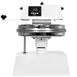 Proluxe DP2350S Apex Pro X2 12" Hydraulic Automatic Pizza Dough Press with Dual Heat Standard 12" Embedded Mold 1 image