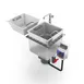 Power Soak SS-W-230-1 Silver Soak Sink, Weld-In, 26.51" H, 11 Gallon Wash Tank 1 image