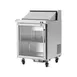 Turbo Air PST-28-G-N(-L) 27" One Section Sandwich / Salad Prep Table w/ 1 Glass Door, 8 Pans 2 image