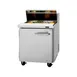 Turbo Air PST-28-N 27" One Section Sandwich / Salad Prep Table w/ 1 Door, 8 Pans 2 image