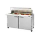 Turbo Air PST-60-24-N-CL 60" Mega Top Sandwich/Salad Prep Table w/ 2 Doors, 24 Pans 1 image