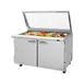 Turbo Air PST-60-24-N-GL 60" Mega Top Sandwich/Salad Prep Table w/ 2 Doors, 24 Pans 1 image
