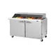 Turbo Air PST-60-24-N-SL 60" Mega Top Sandwich/Salad Prep Table w/ 2 Doors, 24 Pans 1 image