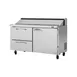 Turbo Air PST-60-D2R-N 60" Sandwich / Salad Prep Table w/ 2 Drawers & 1 Door, 16 Pans 1 image
