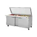 Turbo Air PST-72-30-N-GL 72" Mega Top Sandwich/Salad Prep Table w/ 2 Doors, 30 Pans 1 image