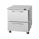 Turbo Air PUF-28-D2-N 27" 1-Section Undercounter Freezer w/ 2 Drawers, 6.8 cu. ft. 1 image
