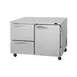 Turbo Air PUF-48-D2R(L)-N 48" 2-Section Undercounter Freezer w/ 2 Drawers & 1 Door, 12.2 cu. ft. 1 image