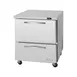Turbo Air PUR-28-D2-N 27" 1-Section Undercounter Refrigerator w/ 2 Drawers, 6.8 cu. ft. 1 image