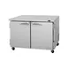 Turbo Air PUR-48-N(-AL) 48" 2-Door Undercounter Refrigerator, Stainless Steel, 12.2 cu. ft. 1 image