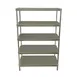 Prairie View A207236-5 NSF Knock Down 5 Tier Aluminum Shelving Unit - 36"W x 20"D x 72"H 1 image