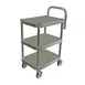 Prairie View AUC2024 Aluminum 3-Shelf Utility Cart - 24"W x 20"D x 36"H 1 image