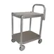 Prairie View AUC2448-2 Aluminum 2-Shelf Utility Cart - 48"W x 24"D x 36"H 1 image