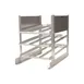Prairie View CR0720 Heavy Duty Aluminum Stationary Half Size Can Rack, 72 #10 Cans Capacity 1 image