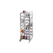 Prairie View CR1620 Heavy Duty Aluminum Stationary Full Size Can Rack, 162 #10 Cans Capacity 1 image