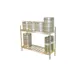 Prairie View KR204793 Aluminum Keg Rack with 12 Kegs Capacity and 2 Shelves 1 image