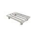 Prairie View MDR2454 54" Heavy Duty Non-Rustable Mobile Aluminum Dunnage Rack with 450 lb. Capacity Per Caster 1 image