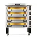 PizzaMaster PM 934ED 71" Quadruple Deck Electric Pizza Oven 1 image
